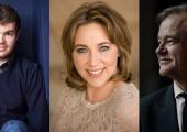 A perfect trio: viola-player Timothy Ridout, mezzo-soprano Christine Rice and pianist Julius Drake