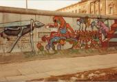 The Berlin Wall in 1984: it was the biggest artists' canvas in the world