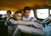 On the road to nowhere: (from left) Sam Riley, Kristen Stewart, and Garrett Hedlund