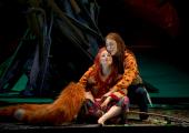 Love in the forest: the Vixen (Lucy Crowe) finds her fox (Emma Bell)