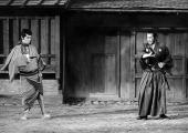 Tatsuya Nakadai and Toshiro Mifune battle it out in 'Yojimbo'