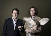 'Does anyone have any objections to holding a dead animal?' Rob Brydon and Steve Coogan in the National Portrait Gallery’s Portrait of the Month