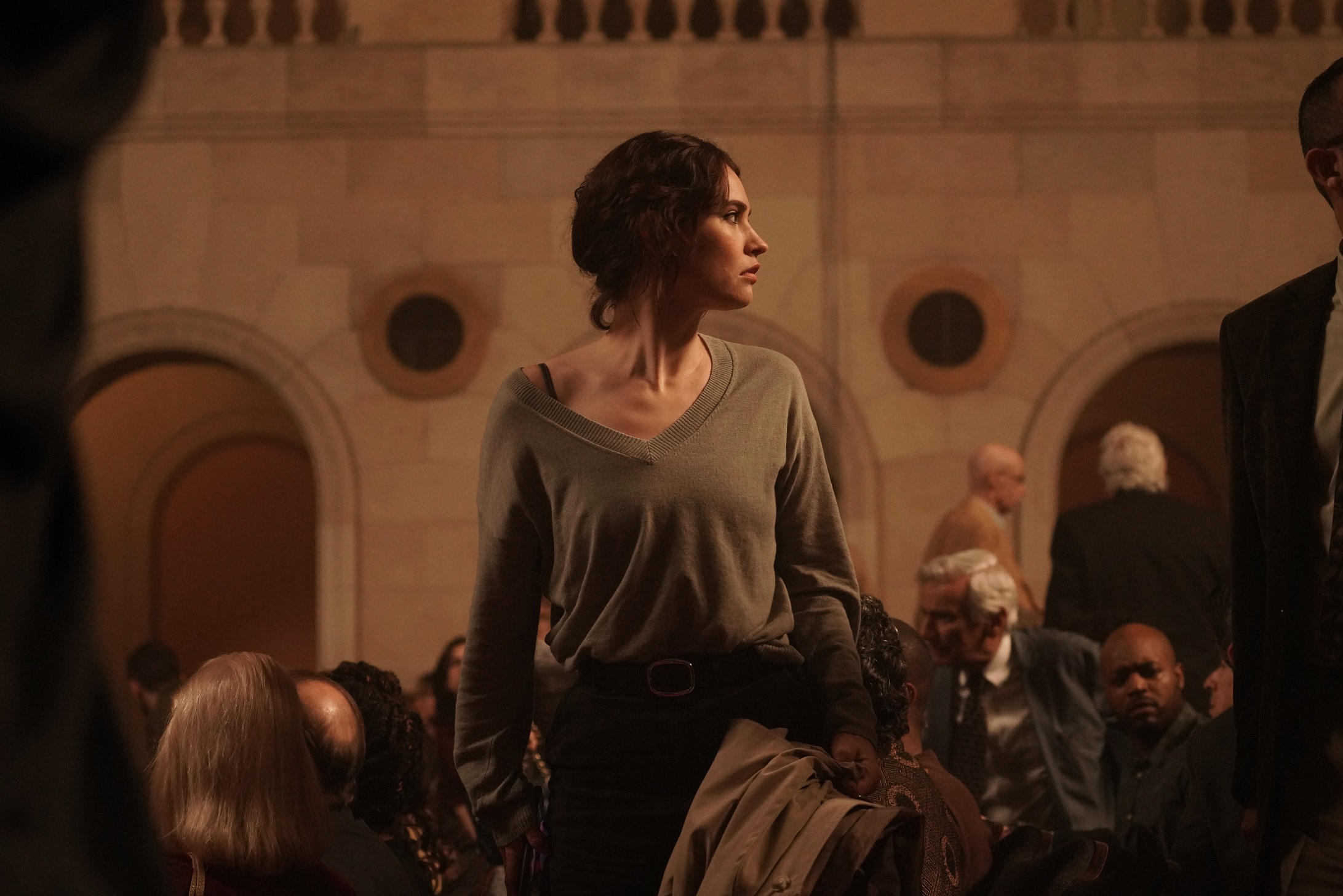 Lily James in Relay