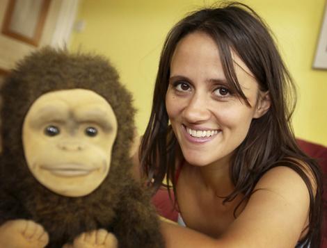 Monkey talk: Nina Conti and Monk, one of her puppets
