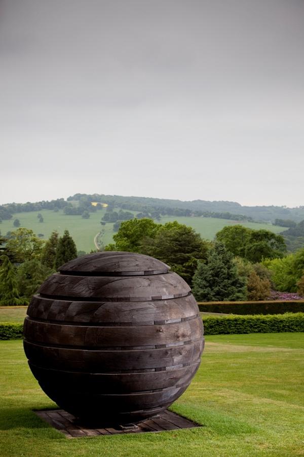 'Black Ball' looks like an alien space-ship entirely at home in Yorkshire