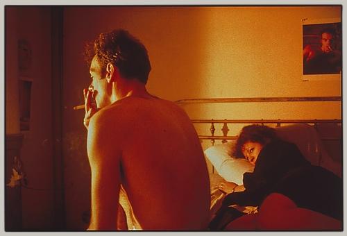 From Nan Goldin's series 'The Ballad of Sexual Dependency': definitions start dissolving because of her presence as voyeur and participant