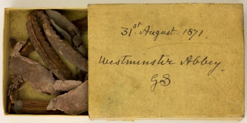 Box containing relics from the tomb of Richard II