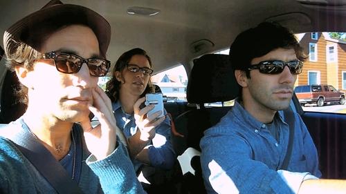 The 'Catfish' boys hit the road. Left to right: Ariel Schulman, Henry Joost, Nev Schulman
