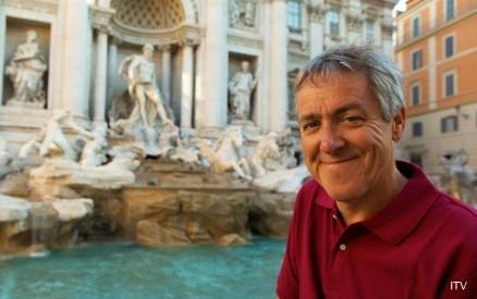 No sign of Anita Ekberg: Griff visits the Trevi Fountain