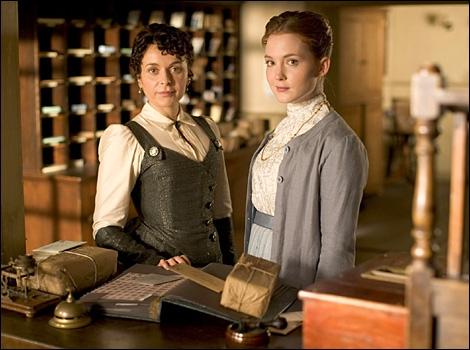Victorian corsetry at its finest: Julia Sawalha and Olivia Hallinan at the hub of Candleford life