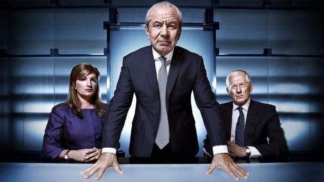 Lord Sugar with his 'eyes and ears' Karren Brady and Nick Hewer