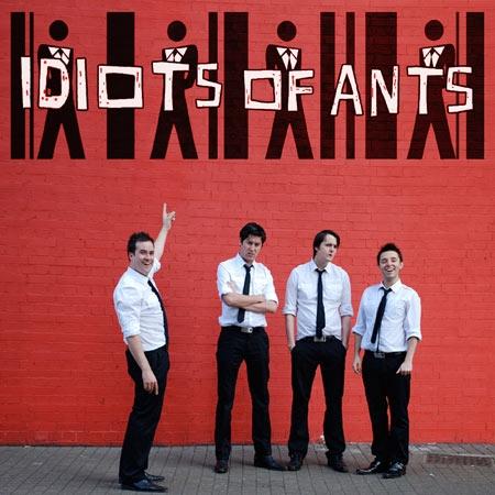 Idiots of Ants: (left to right) Spiers, Wrighton, Wilson and Tiney