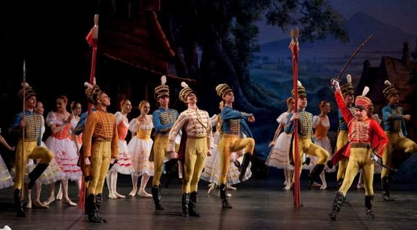 Le Halte de Cavalerie: 'A Clouseau-like performance from Andrei Bregvadze's Colonel (right) saves the show'