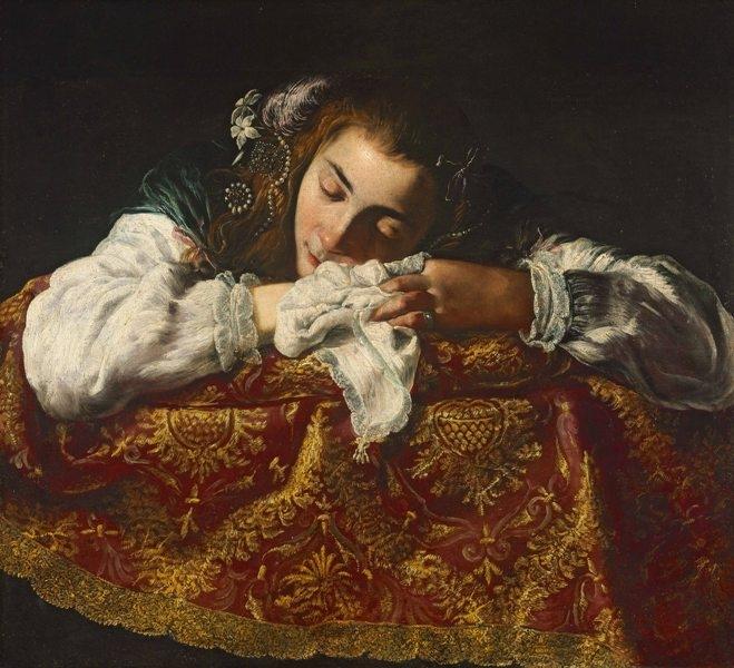 'Sleeping Girl': 'A smile plays on her lips as if she is dreaming of a lover, whose scent, perhaps, she can still smell'