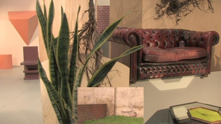 Johann Arens ('Untitled', above) 'steals the show with a video installation'