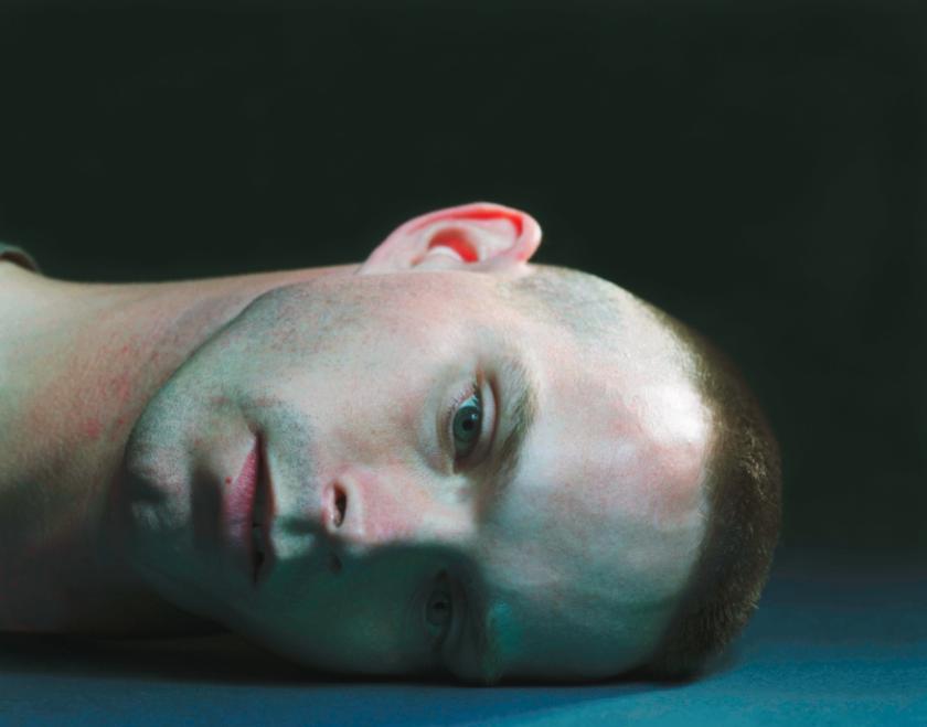 American GI home from 120-day stay in Afghanistan, 2004