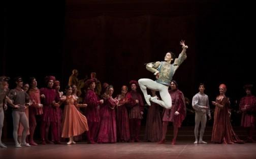 Yat-Sen Chang demonstrating Mercutio's high-flying cheekiness at the Capulet Ball