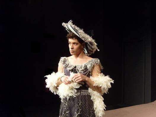 Spencer Charles Noll 'sparkles both as uber-twink yuppy Donald and saucy, sassy Stella'
