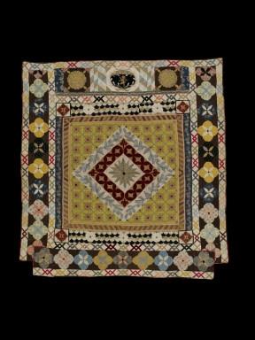 This 18th-century bedcover was probably a professional commission, yet amateur examples are just as impressive