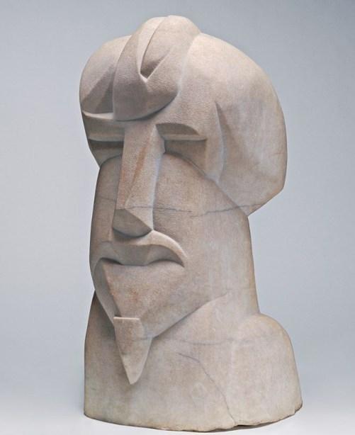 Henri Gaudier-Brzeska's phallic head of American poet Ezra Pound