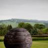 'Black Ball' looks like an alien space-ship entirely at home in Yorkshire