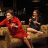 An alcohol-fuelled Imelda Staunton lets rip as niece Lucy Cohu looks on
