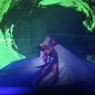 Irma Nioradze as Thamar: Laser light show and see-through pink leopard spots all part of the new Diaghilev experience
