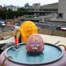 Take a dip in Ernesto Neto's pool on the terrace of the Hayward Gallery