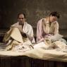 Let's get metaphysical: Donne (Varla) and his wife Ann (Murphy) in their marital bed