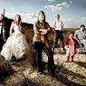Cast Offs: from left, Tom, Gabby, April, Will, Carrie and Dan