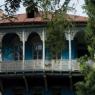 Old Tbilisi: Gudiashvili Square, the balcony of 'Lermontov's House'
