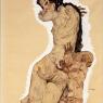 Egon Schiele, 'Woman With Homunculus', 1910
