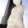 On the roof of Blythe House: 'Armoured' shimmers in the light