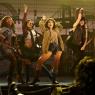 Out of step: Victoria Hamilton-Barritt and friends in 'Flashdance'