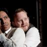 Brotherly love, or not: David Bedella and Michael Jibson play the Mizners, Wilson and Addison, in Stephen Sondheim's latest