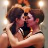 Young sopranos Jessica Walker (Nero) and Zoe Bonner (Poppea) in one of their many sexy turns
