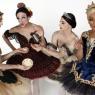 It's all about the ballerinas: Raymonda soloists (from left) Fernando Medina, Paul Ghiselin, Raffaele Morra and Robert Carter