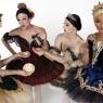 It's all about the ballerinas: Raymonda soloists (from left) Fernando Medina, Paul Ghiselin, Raffaele Morra and Robert Carter