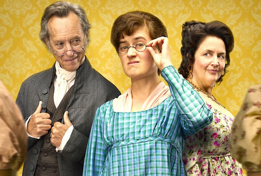 Mary with Mr and Mrs Bennet