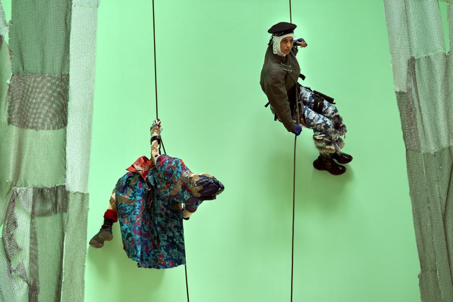 'Trümmerfrau' in the German pavilion