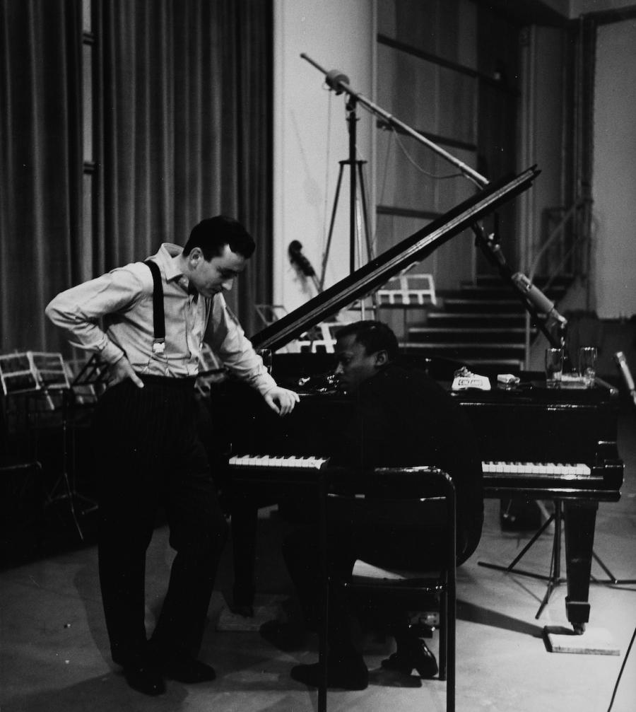 Louis Malle and Miles Davis Photo by Vincent Rossell