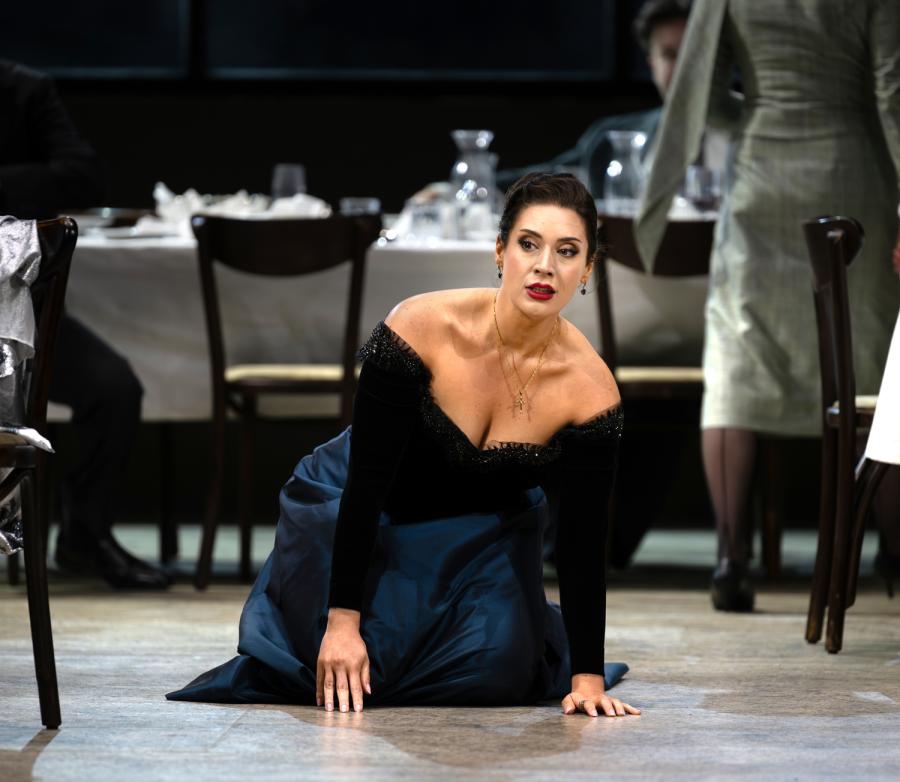 Martyr and murderer: Caitlin Gotimer as Tosca