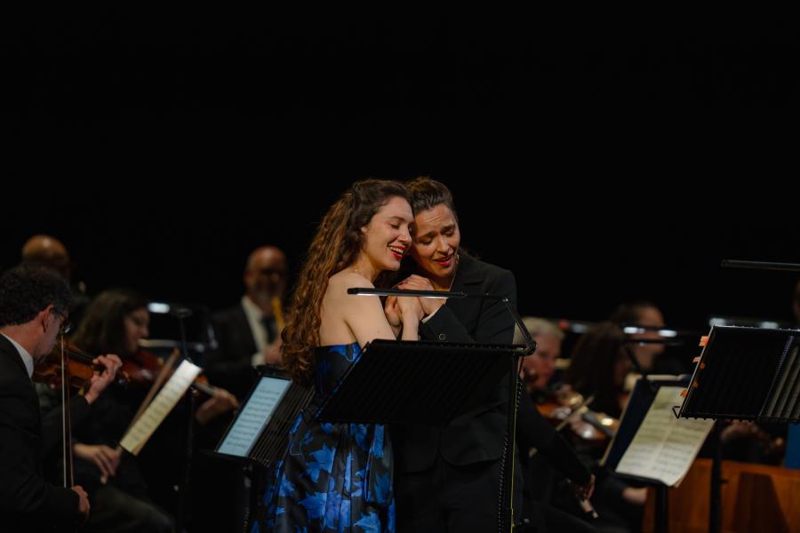 Anna El-Khashem with Maite Beaumont