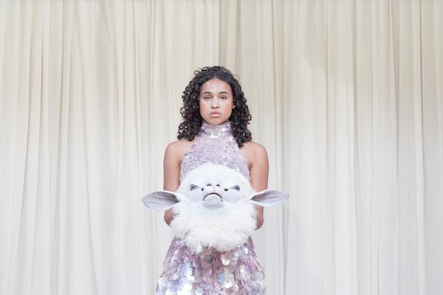 Assa Kanoute with a symbolic lamb's head in Much Ado