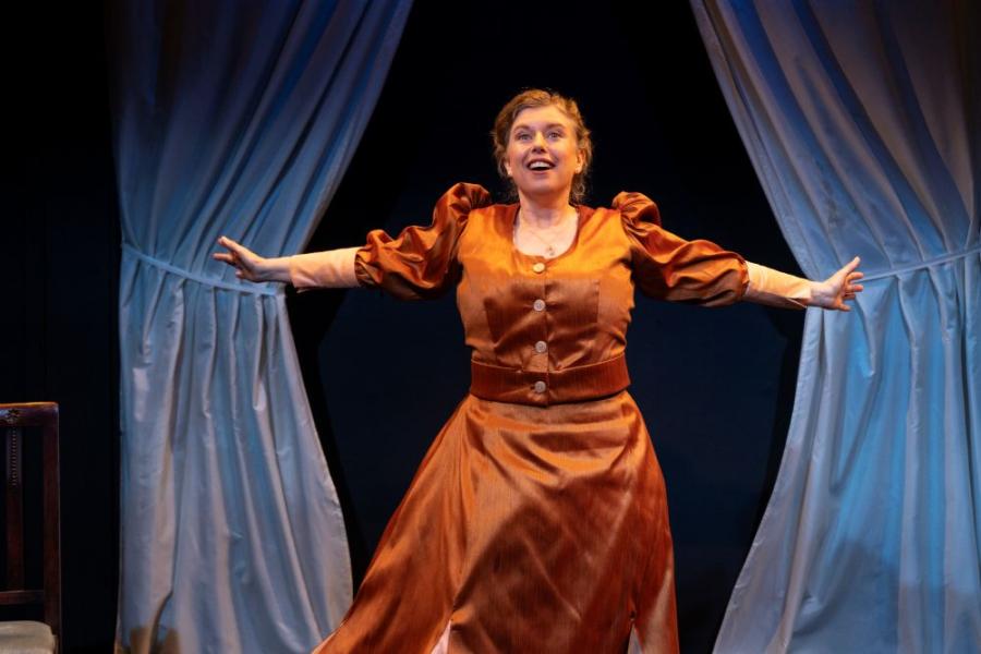 Lesley Conroy as Gretta Conroy in 'Epiphany' at the New Theatre, Dublin