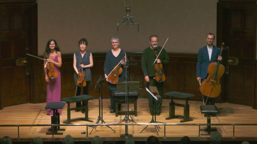 Belcea Quartet and Tabea Zimmermann (centre)