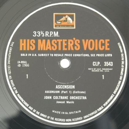 John Coltrane_Ascension_side 1 UK