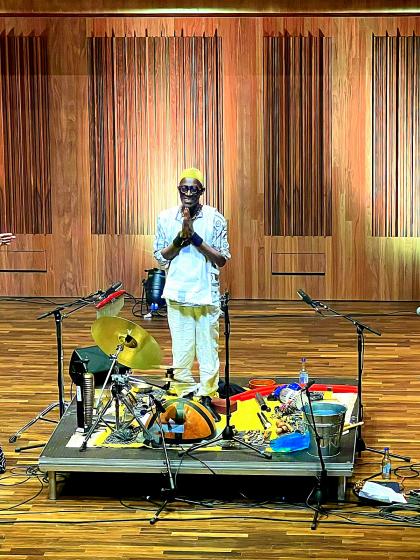 Dudù Kouaté of Abel Selaocoe's Bantu Ensemble