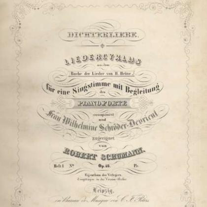 Schumann Dichterliebe