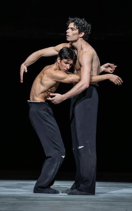 Caspar Lench and Ravi Cannonier-Watson in Salle de Danse, Royal Ballet